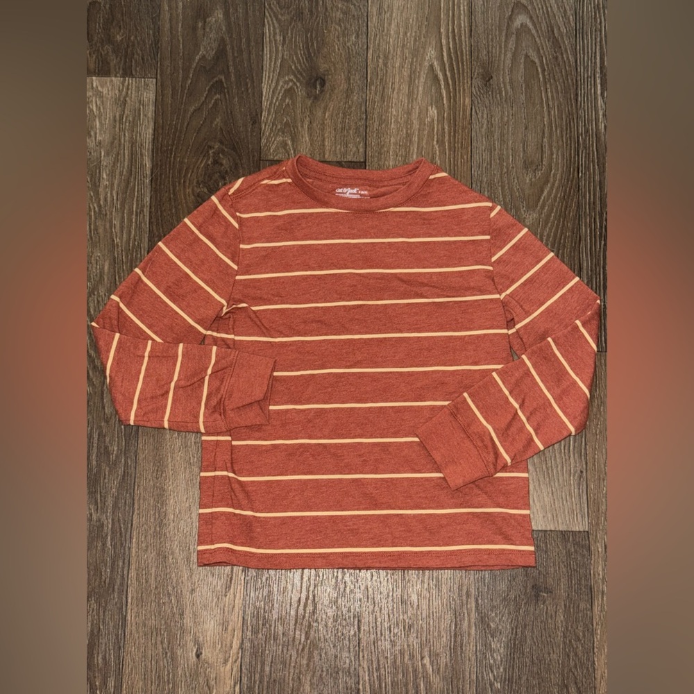 Cat & Jack Long Sleeve Striped Shirt Size Small